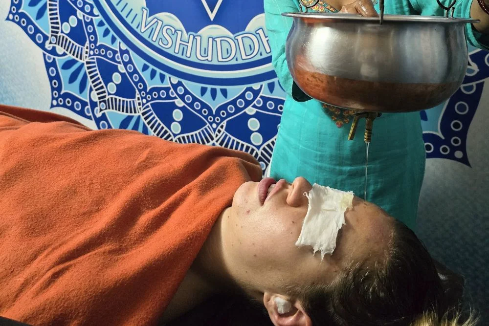 Ayurveda massage session